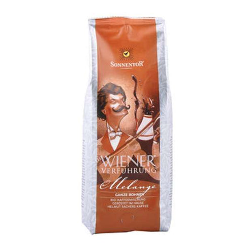 Melange Kaffee ganze Bohne Wiener Verführung® bio Packung