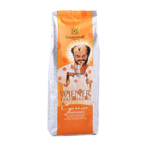 Espresso Kaffee ganze Bohne Wiener Verführung® bio Packung