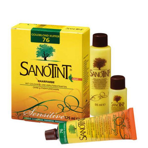 SANOTINT® sensitive 76 „Goldblond Kupfer“