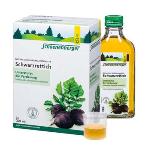 Schwarzrettich, Naturreiner Heilpflanzensaft bio