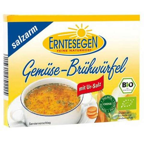 Gemüse-Brühwürfel -salzarm-