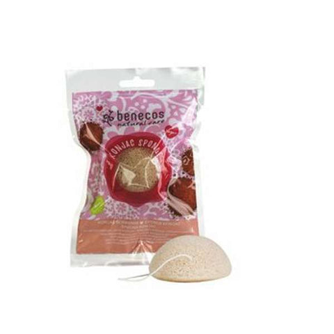 benecos Natural Konjac Sponge red clay