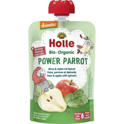 Power Parrot - Birne & Apfel mit Spinat