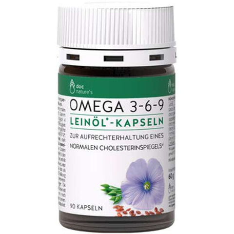 doc nature's Omega 3-6-9 Leinöl Kapseln