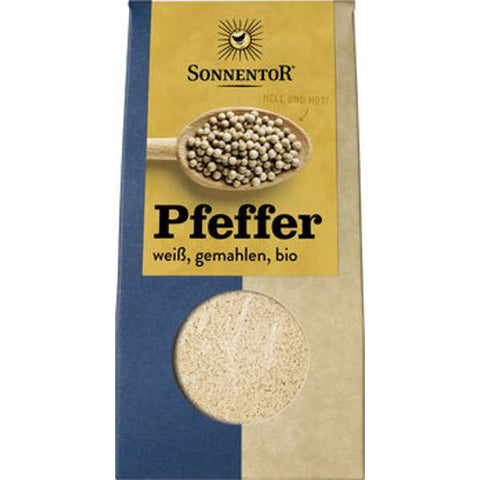 Pfeffer weiß gemahlen, Packung