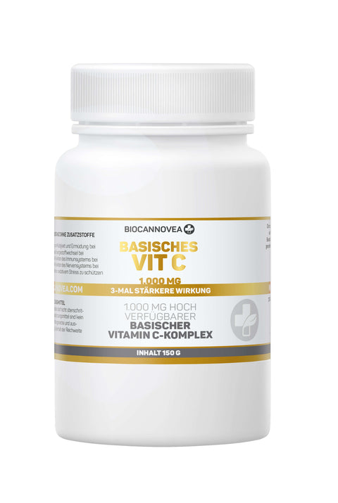Biocannovea BIOCANNOVEA Basisches VIT C WASSERLÖSLICH PULVER 150G