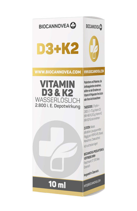 BIOCANNOVEA VITAMIN D3+K2WASSERLÖSLICH 10ML