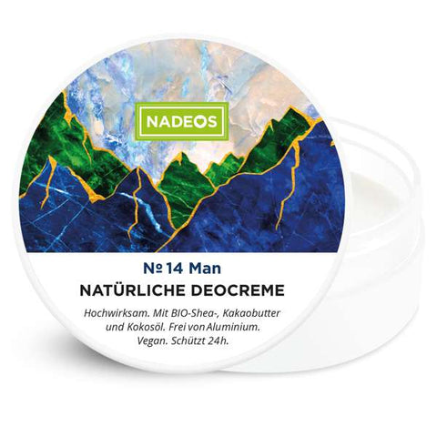 NADEOS Natürliche Deocreme Man Nr.14 40g Default Title