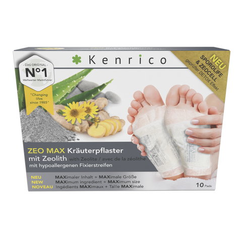 Kenrico ZEO MAX Kräuterpflaster mit Zeolith 10 Stk.