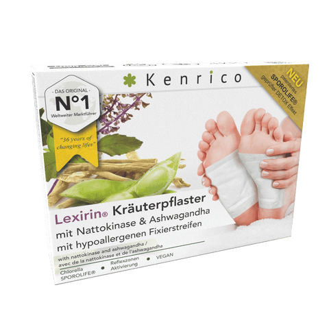 Kenrico Lexirin Kräuterpflaster mit Nattokinase & Ashwagandha