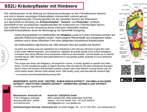 Kenrico SS2Li Kräuterpflaster mit Himbeere