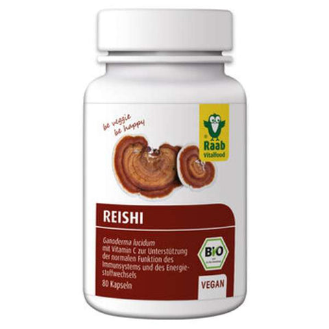 Bio Reishi Kapseln, 80 Stück à 400 mg