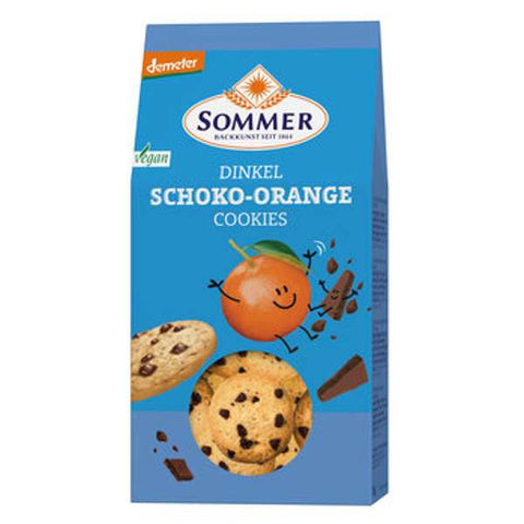 Demeter Dinkel Schoko-Orange Cookies, vegan