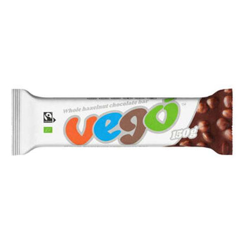 Vego 150 g whole hazelnut chocolate bar Bio/FT