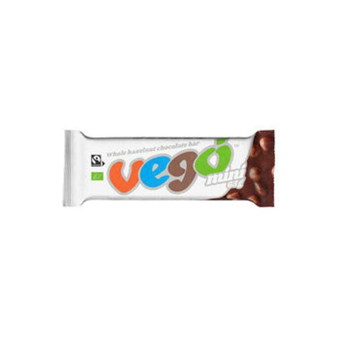 Vego mini 65 g whole hazelnut chocolate bar Bio/FT
