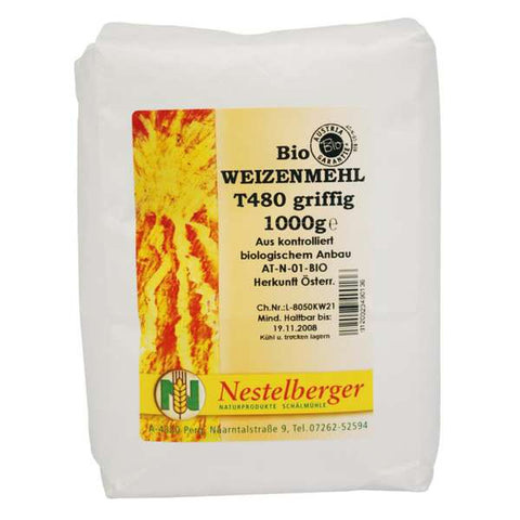 Weizenmehl T480 griffig 1kg