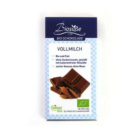 Biosüße Bio-Schokolade Vollmilch Tafel 40g