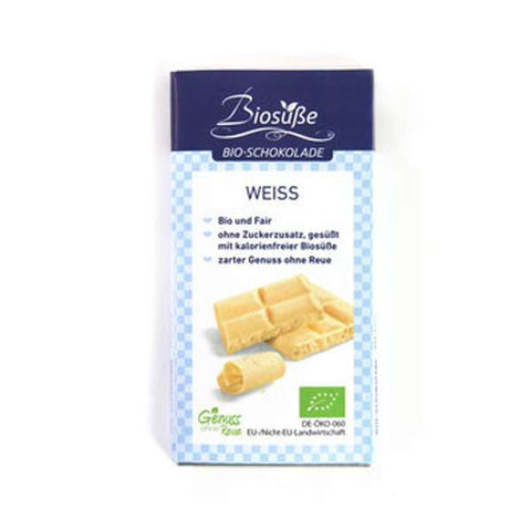 Biosüße Bio-Schokolade Weiss Tafel 40g