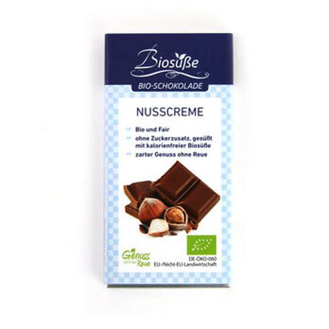 Biosüße Bio-Schokolade Nusscreme Tafel 40g