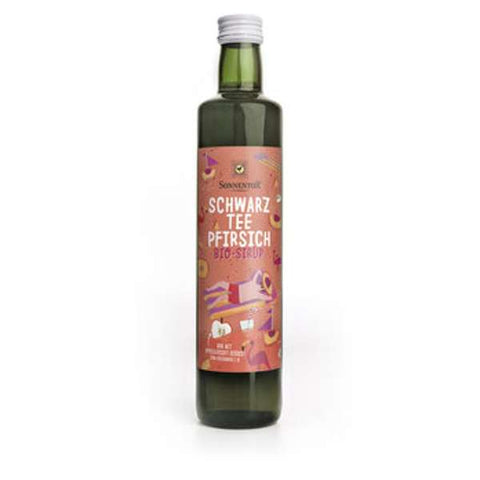 Schwarztee-Pfirsich Eistee Sirup