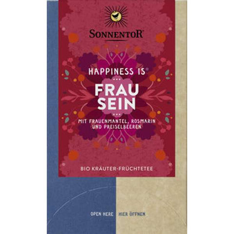 Frau sein Tee Happiness is®, Doppelkammerbeutel