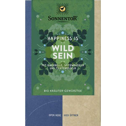 Wild sein Tee Happiness is®, Doppelkammerbeutel