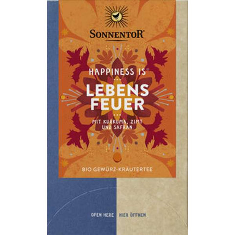 Lebensfeuer Tee Happiness is®, Doppelkammerbeutel