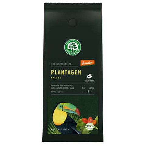 Plantagen Kaffee, ganze Bohne