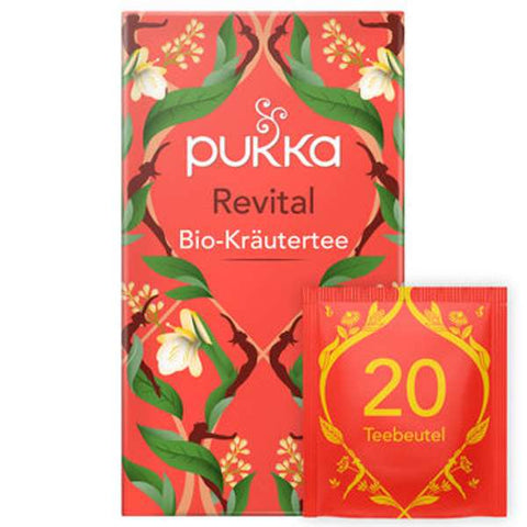 Pukka Bio-Gewürz-Kräutertee Revital, 20 Teebeutel