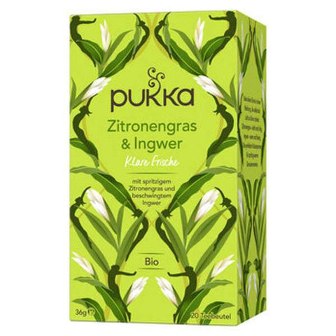 Pukka Bio-Kräutertee Zitronengras & Ingwer, 20 Teebeutel