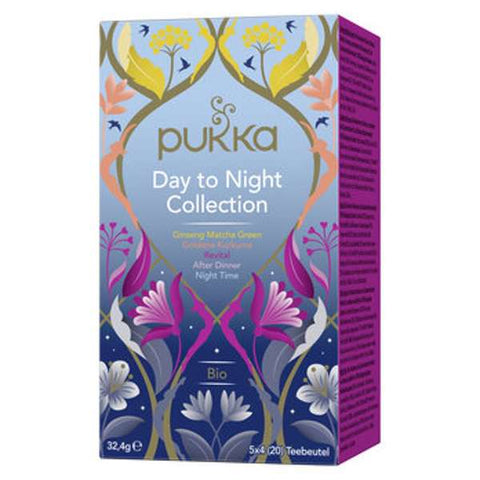 Pukka Bio Day to Night Collection, 20 Teebeutel