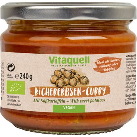 Kichererbsen-Curry Bio vegan