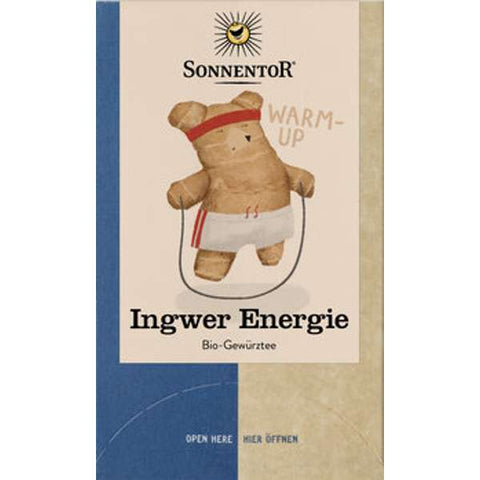 Ingwer Energie Tee, Doppelkammerbeutel