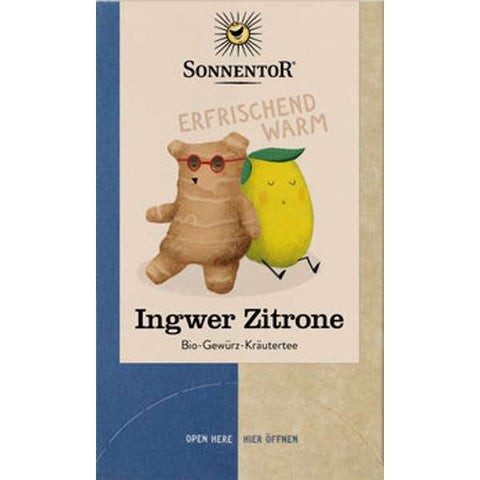 Ingwer Zitrone Tee, Doppelkammerbeutel