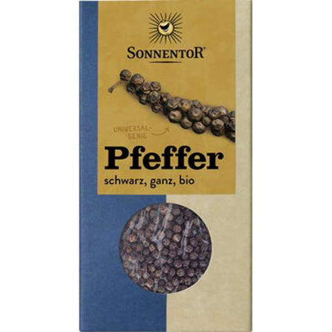 Pfeffer schwarz ganz, Packung