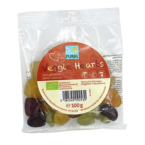 Veggie Hearts Fruchtgummi ohne Gelatine