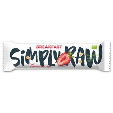 Simply Raw Breakfast Oaty Strawberry Crisp