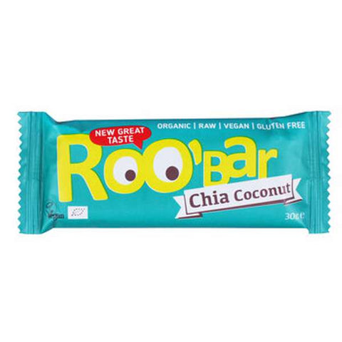 Roobar Chia & Coconut, 30g, glutenfrei