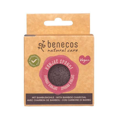 benecos Natural Konjac Sponge black bamboo