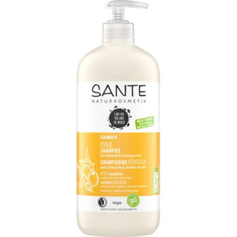 SANTE FAMILY Repair Shampoo Bio-Olivenöl & Erbsenprotein 500ml