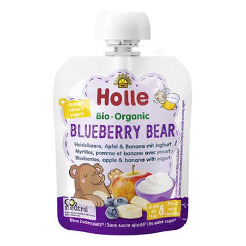 Blueberry Bear - Heidelbeere, Apfel & Banane mit Joghurt