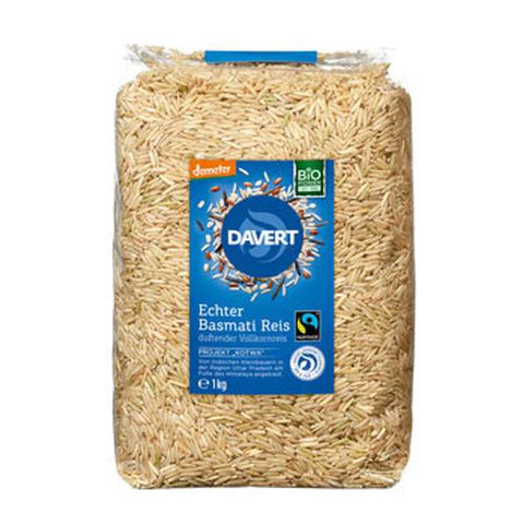 demeter Echter Basmati Reis Vollkornreis Fairtrade 1kg