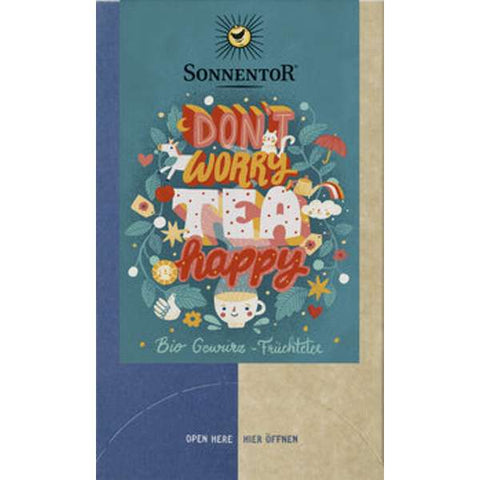 Don't worry, TEA happy Tee, Doppelkammerbeutel