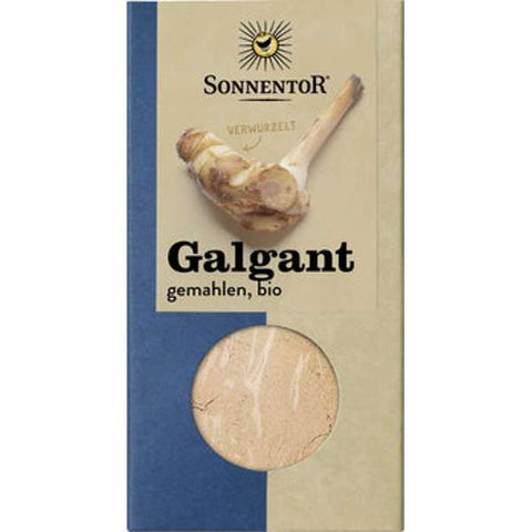 Galgant gemahlen, Packung