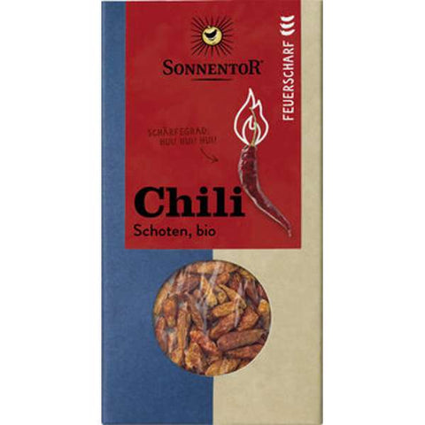 Chili feuerscharf Schoten ganz, Packung