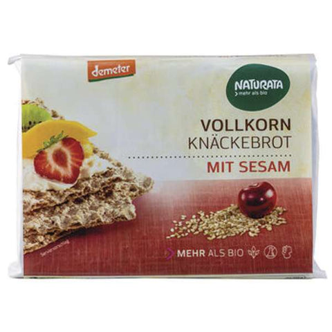 Vollkorn-Knäckebrot mit Sesam