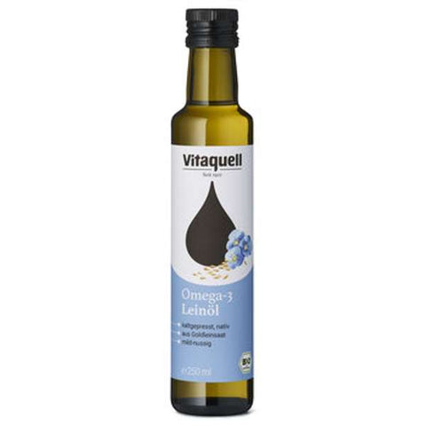 Omega-3 Leinöl Bio aus Goldleinsaat nativ, kaltgepresst