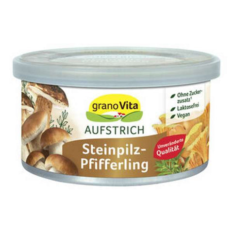 Veganer Brotaufstrich Steinpilz-Pfifferling
