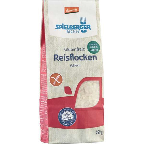 Glutenfreie Reisflocken, demeter