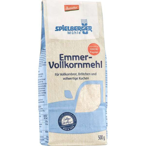 Emmer-Vollkornmehl, demeter